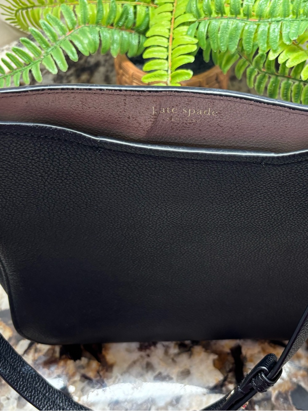 kate spade Black Pebbled Leather Crossbody Bag - Picture 15 of 17